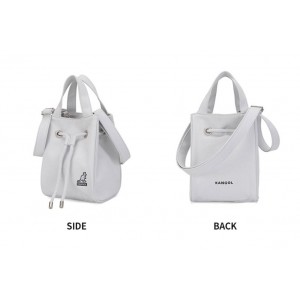 Kangol Sally Canvas Rope Tote Bag- Light Grey 3812